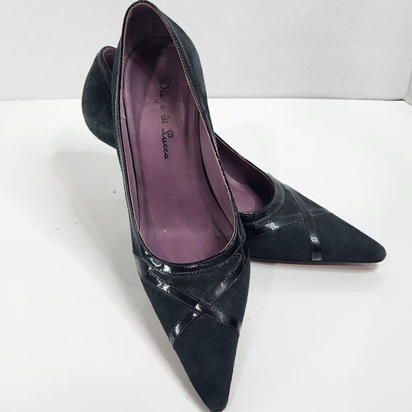 Diego Di Lucca Pointy Toe Kitten Heels Shoes Size 7 - Picture 1 of 8
